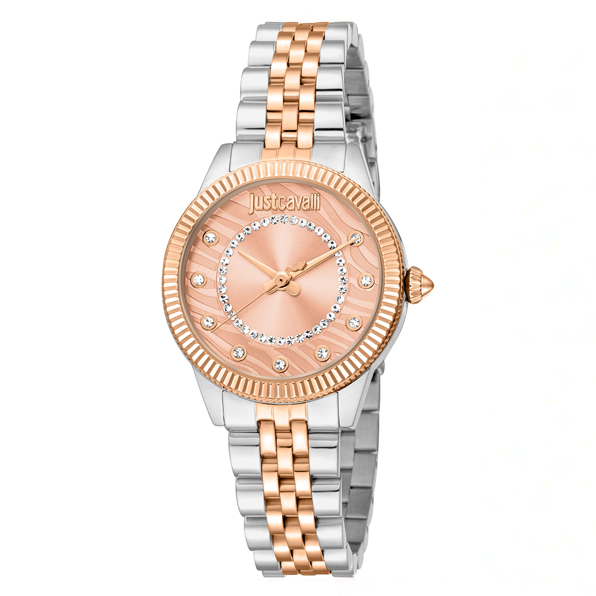 MONTRE JUST CAVALI FEMME SIMPLE ACIER